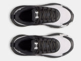 Under Armour Youth UA GS Lockdown 8 Basketball Shoes - Black / White - 001