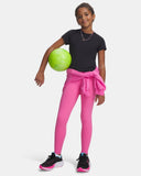 Under Armour Girls' UA Motion Leggings - Pink Frenzy / Posh Pink - 637
