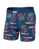 Saxx Vibe Super Soft Underwear - Holidays In Paradise-Blue