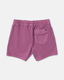 RVCA Mens VA Pigment Elastic Short Trunk 16" - Rose Shadow