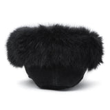 Manitobah Kids Mini Suede Moccasin - Black