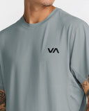 RVCA Mens Sport Vent Short Sleeve Tee - Lead