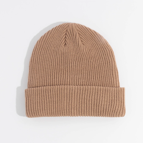 Coal The Bristol Ribbed Beanie - Light Brown