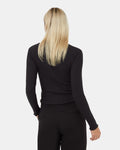 Tentree Women's Newell Longsleeve - Meteorite Black
