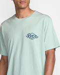 RVCA Mens Ranch Seal SS Tee - Blue Haze