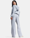 Women's UA Unstoppable Fleece Zip Up Hoodie - Mod Gray Light Heather / Mod Gray - 011