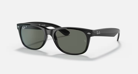 Ray-Ban New Wayfarer Sunglasses - Black W/ G-15 Green