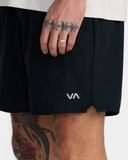 RVCA Mens Yogger Stretch 17" Short - Black