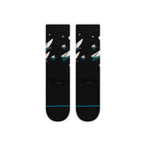 Stance Midnight Run Crew Socks - Black