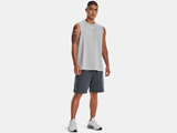 Under Armour Men's UA Tech™ Team Tank - Mod Gray Light Heather / White - 011