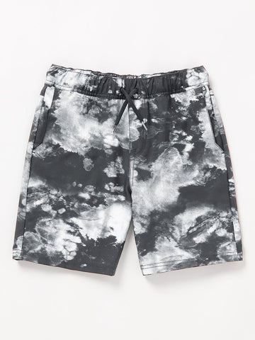 Volcom Boys Asphalt Beach Elastic Waist Hybrid Shorts
