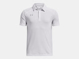 Under Armour Boys' UA Tech™ Team Polo - White / Mod Gray - 100