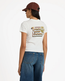 RVCA Women's 411 Tee - Vintage White