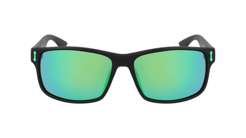 Dragon Count LL H2O Polar Sunglasses - Matte Black Green Ion