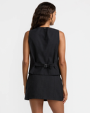 RVCA Womens Logan Vest - Black