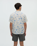 Tentree Mens Redwood Shirt - White Oak Heather