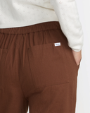 RVCA Womens Latitude Trousers - Chocolate