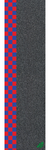 Mob Grip Tape 9in x 33in Checker Strip Blue/Red Sheet