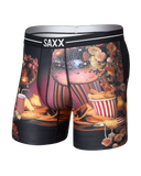 Saxx Volt Breathable Mesh Underwear - DIsco Fries - Maroon