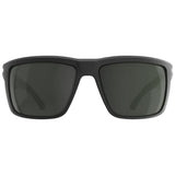 Spy Overhaul Sunglasses - Matte Black - Happy Gray Green + ANSI