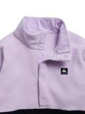 Burton Kids' Cinder Fleece Anorak - Moondust Purple / True Black