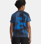 Under Armour Boys' UA Vanish Printed SS Tee - Blue Atlantis - 402