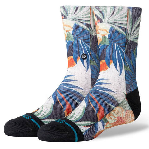 Stance Kids Tiki Tides Crew Socks - Black