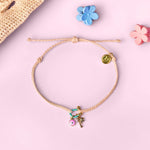 Pura Vida Bonne Chance Gold Charm Bracelet ~ Vanilla