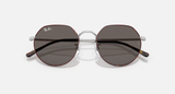 Ray-Ban Jack Sunglasses - Matte Havana W/ Dark Grey