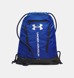 Under Armour UA Hustle Sackpack - Royal / Black / Metallic Silver - 400