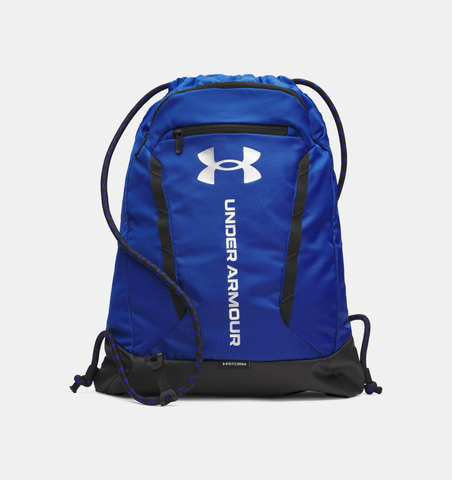 Under Armour UA Hustle Sackpack - Royal / Black / Metallic Silver - 400