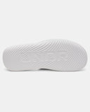 Under Armour Men's UA Ignite Pro 8 Fix Slides - Black / White / Hyper Green - 003