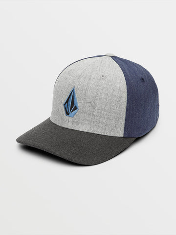 Volcom Mens Full Stone Heather Flexfit® Hat - Smokey Blue