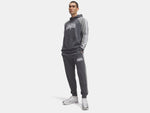 Under Armour Men's UA Rival Fleece Colourblock Pants - Castlerock / Mod Gray - 025