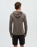 Tentree Men's TreeBlend Baker Hooded Longsleeve T-Shirt - Timber Heather