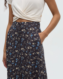 Tentree Women's Ashland Skirt - Graphite Scattered Floral
