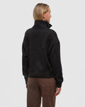 Tentree Women's Milner Mock Neck - Meteorite Black
