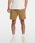 RVCA Mens Escape Elastic Shorts - Camel