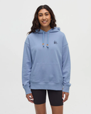 Tentree Womens Sunrise Relaxed Hoodie - Lakeside Blue Midnight Blue
