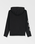 Volcom Kids' Iconic Stone Gid Zip Hoodie - Black