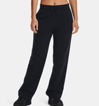 Under Armour Women's UA Rival Fleece Straight Leg Pant - Black / White - 001