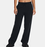 Under Armour Women's UA Rival Fleece Straight Leg Pant - Black / White - 001