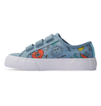 DC Kids Manual V Shoes - Heather Dark Denim