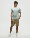 Tentree Mens Juniper T-Shirt - Oasis Heather / White
