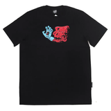Santa Cruz Mens Screaming SC Veins T-Shirt - Black
