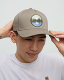 Tentree Lake Patch Elevation Hat - Clay Lakeside Blue