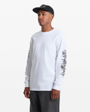 Volcom Men's Die By The Stone Long Sleeve Tee - White