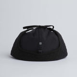 Coal The Tracker Flannel Lined 5 Panel Earflap Cap - Black