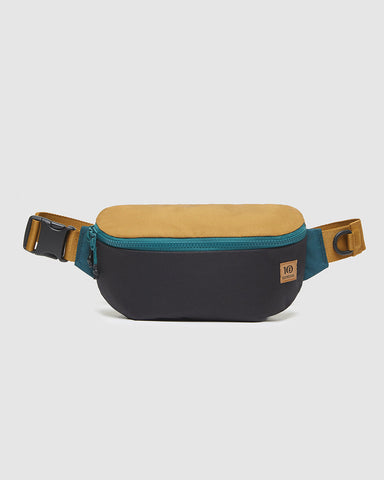Tentree Conway Hip Pack Bag - Jasper Golden Brown Meteorite Black