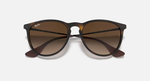 Ray-Ban Erika Sunglasses - Rubber Havana W/ Brown